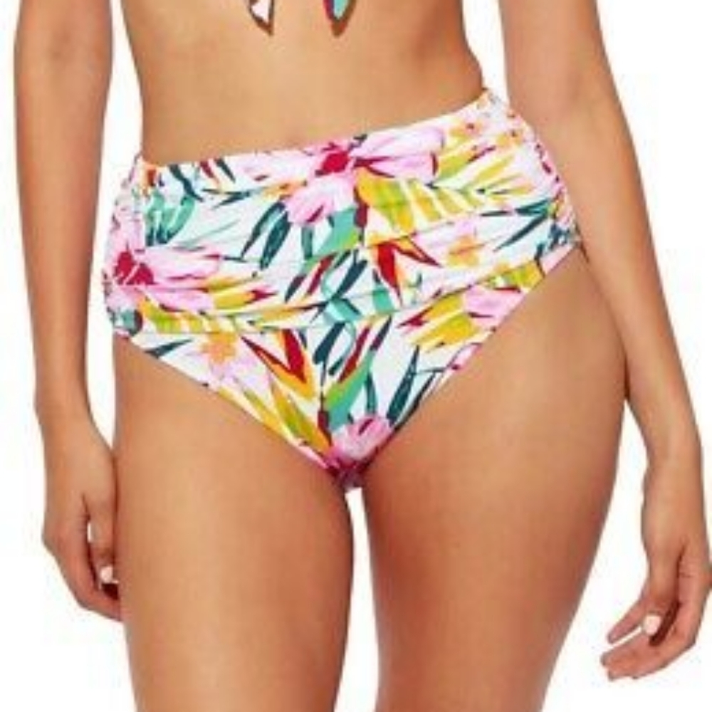 NWT BLEU ROD BEATTIE BEACHY KEEN HIGHWAISTED SARONG SIZE 6